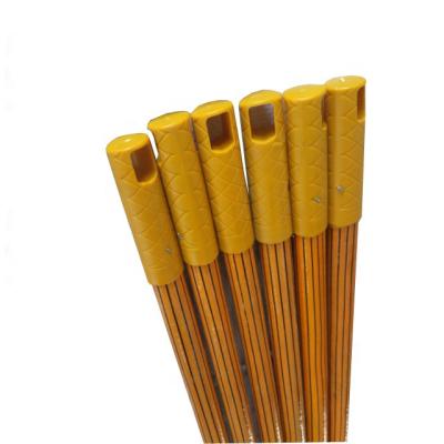 China Smooth Sweep Cleaning Eucalyptus Material Wooden Long Broom Handles For Dust Pan And Broom Mop for sale