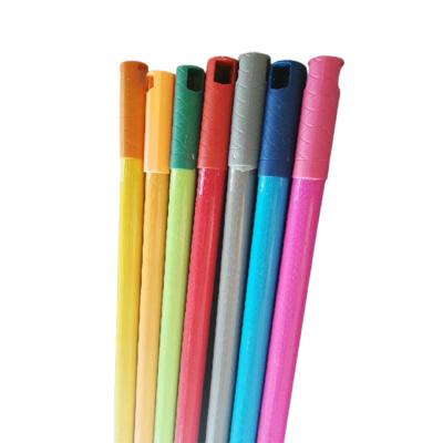 China Floor Sweeping Broom Stick Home Plastic Floor Brush With Wooden Handle Broom Stick Household Item for sale