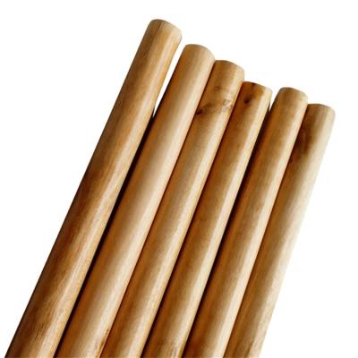 China Best Quality Soft Sweeps And Brooms 110x2.2cm 150x2.5cm 120x2.2cm Round Wooden Fence Cheap Natural Wooden Handle Brush Posts for sale