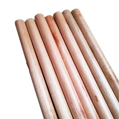 China Africa hot sale soft price 100cm 110cm 120cm 150cm cheap round brushes wood sticks handle varnish broom wholesale stick for sale