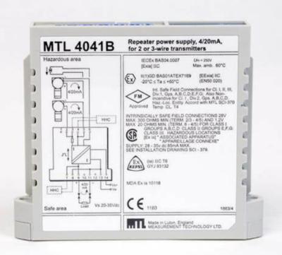 China MTL4041B MTL Instruments Repeater Power Supply Number Of Channels One zu verkaufen