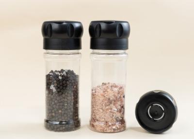 China Reusable Plastic Pepper Grinders Plastic Pepper Mill with Ceramic Grinder Core for sale