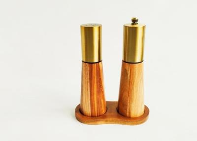 China Traditional Stainless Steel Wooden Pepper Spice Mill Set zu verkaufen