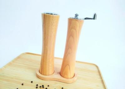 China Eco-Friendly Wooden Salt And Pepper Grinders With Customizable Filler User Friendly Design for sale