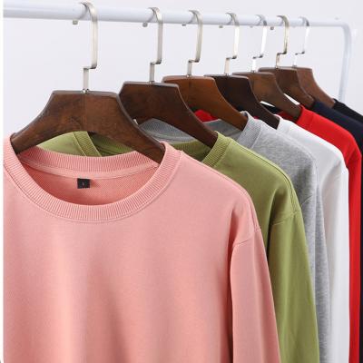 China Plain high quality wholesale 100% cotton Anti-wrinkle YB280A crewneck custom men's empty crewneck sweatshirts for sale