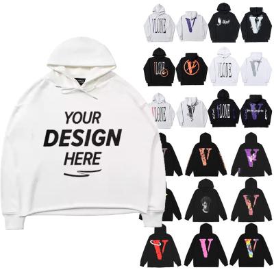 China LOGO Blank V hoodie edge brand fashion Anti-wrinkle HV350T unisex hoodie raw custom lonely classic couples direct wholesale V sweatshirt for sale