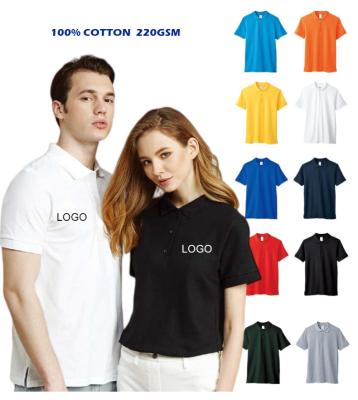 China OEM PL6800 220gsm Golf Men's 100% Unisex Polo Shirt Blank Sport Fit Logo Design Cotton Pique Custom Printing Mens QUICK DRY Plain for sale