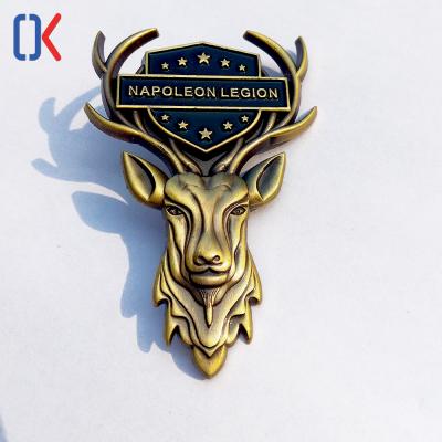 China China Custom Animal Shape 3D Metal Lapel Pin Pretty for sale