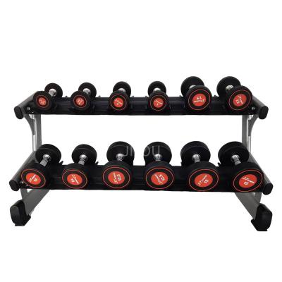 China Rubber Covered Dumbbell Free Weights Set Dumbells Plates Adjustable Gym Fitness Equipment Multi Dumbbell 105KG+ Dumbbell Rack 40KG for sale