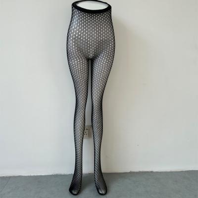 China Breathable Factory Direct thin ladies sexy black big mesh fishnet stockings for sale