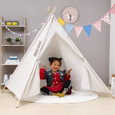 China Soft Cute Portable Foldable Teepee Tent Kids Toy Tents Kids Teepee Play Tent New Product Wholesale Cartoon for sale