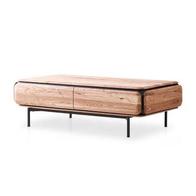 China Modern luxury coffee table (the other) Wabi de sabi style Nordic wooden adjustable coffee table living room sets coffee table for sale