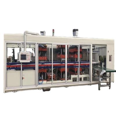 China Automatic PLA Four Station Plastic Thermoforming Machine for sale