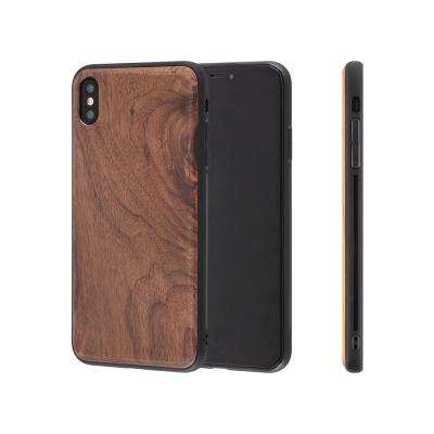 China Anti-fall White Wooden Phone Case Bamboo Phone Cover For iPhone 8 Wooden Phone Accessory for sale