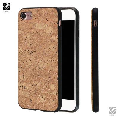 China Wholesale Custom Wooden Cork TPU Cell Phone Case White Ultra Thin High Protective Cover Wood Phone Case For iPhone X for sale