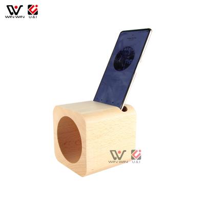 China None Natural Hand Crafted Bamboo Speaker For All Dongguan Kind Supplier Phone Wooden Speaker Stand for sale