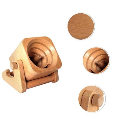 China Mini Mini Portable Speakers Smart Wood Phone Speaker For Smart Mobile Phone for sale