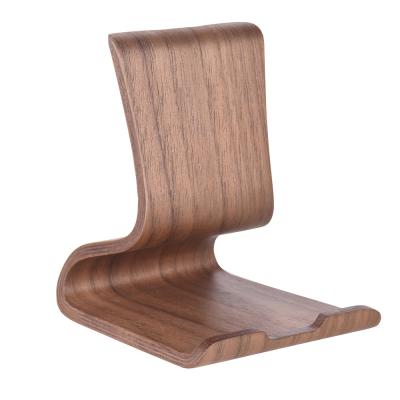 China PORTABLE Universal Wooden Phone Tablet Desk Mount Stand Holder for iPhone Phone Holder for sale