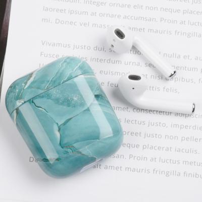 China For High Quality Marble Earphone Silicone Earphone New IMD Case For Apple Airpod Set for sale