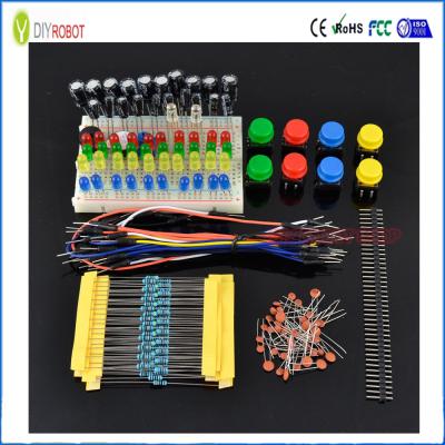 China DIY Starter Kit for Arduino Courses 02 Electronics Fans Partst with Breadboard Jumper Wires electrolytic capacitor for sale