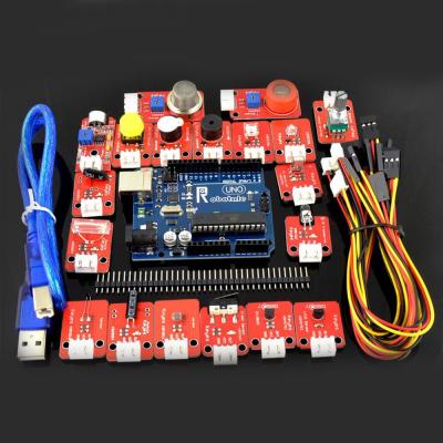 China UNO R3 Starter Kit for Arduino Sound IR Vibration LED Light Sensors Electronic building blocks Learning parts for sale