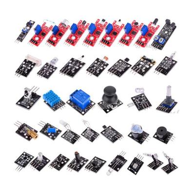 China Electronic Sensor Starter Kit for Arduino of 37 in 1 Sensors Flame Reed Temperature Laser Modules for sale