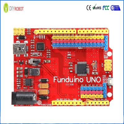 China Latest Version Funduino UNO R3 Po Micro ATmega328P Development Board for Arduino Compatible for sale