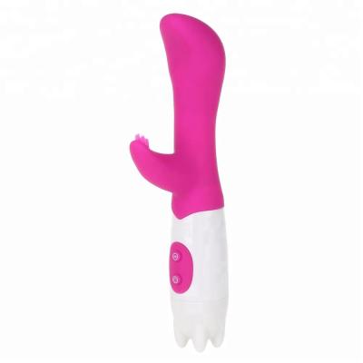 China Silicone+ABS 10 Speeds Double Vibration G Spot Vibrator Vibrating Stick Sex Toys For Women for sale