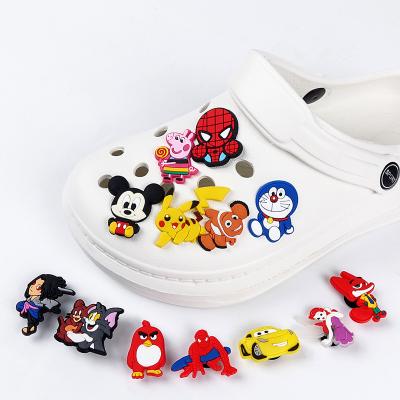 China Custom Rubber Shoe Buckle PVC Shoes Flower Wholesale for sale