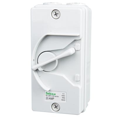 China triple poste de la CA 250/440V que aísla el interruptor, interruptor del impermeable 20A en venta