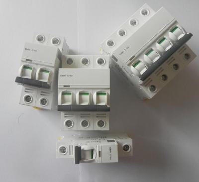 China 4 Pólos mini interruptor de 1/2/3/para o padrão do sistema de distribuição IEC da iluminação 60898 à venda