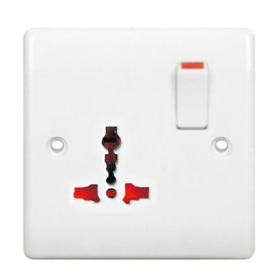 China Screw Connection Electric Switches and Sockets , 10A 250V  Electrical Wall Sockets  for sale