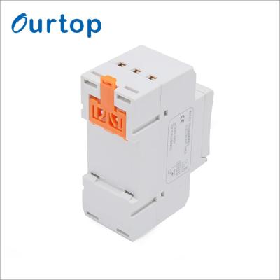 China Interruptor diario/semanalmente programable del contador de tiempo de Digitaces, interruptor automático AC220V del contador de tiempo del carril del dinar en venta