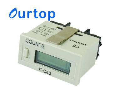 China 12V 24V DC Panel Mount Hour Meter , Hour Run Digital Engine Hour Meter for sale