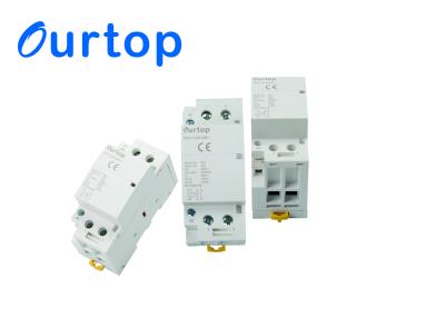 China Mini contactor modular del carril del dinar de la CA con el CE del contacto 2NO+2NC aprobado en venta