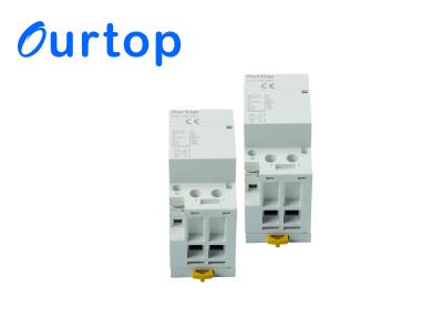 China Control universal modular del circuito del contacto 2NO+2NC 2 poste del contactor de la CA del carril del dinar en venta