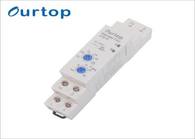 China Multi Function 18mm Wide Staircase Timer Switch 16A Rated Current White Color for sale