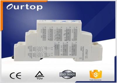 China Green LED Multifunction Timer Relay 500mW Minimum Switching Load Multi Function for sale