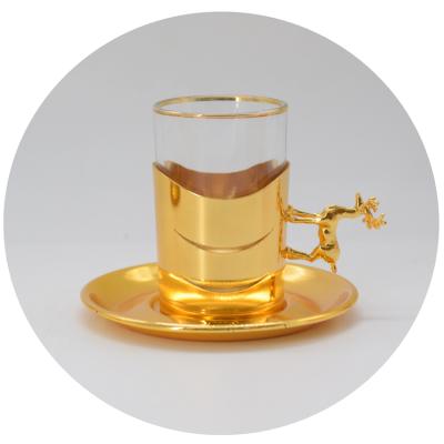 China Beverage tea factory specializing in the production of glass tea cup for sale