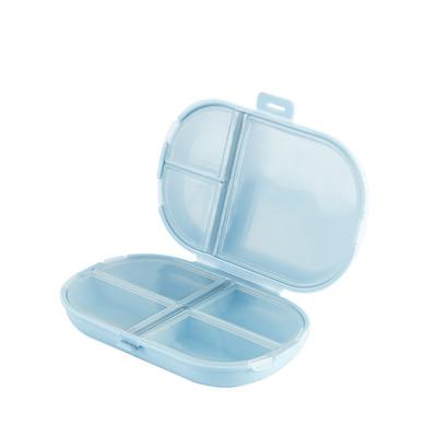 China Convenient Smart Plastic Weekly Pill Box Medicine Vitamin Pill Box 7 Days PP Material Box With Cutter for sale