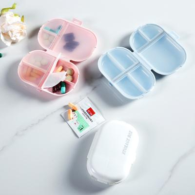 China Convenient Plastic Custom Vitamin Pill Storage Capsule Case Travel Medicine Pill Box Daily Organizer for sale