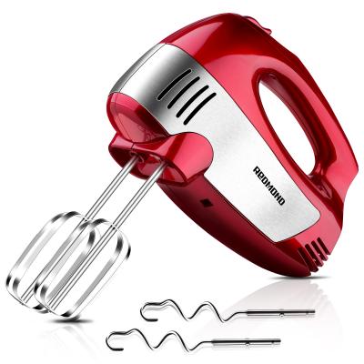 China Mini Household Food Dough Mixer Redmond Small Kitchen Appliances Electric 5 Speed ​​Beater Ejector Button Portable Egg Cake Beater Hand Mixer for sale