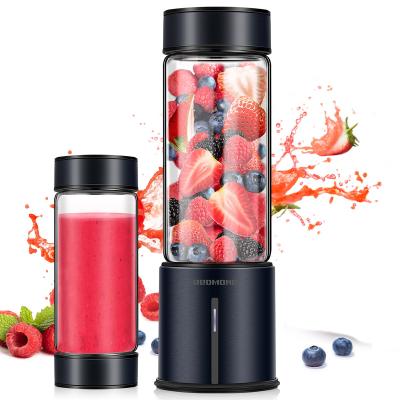 China Car Redmond Electric USB Rechargeable Battery Operated Orange Smoothie Fruit Bottle Mini Portable Gym Blender Juicers for sale