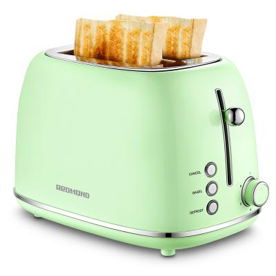 China Retro Car Redmond Style Stainless Steel 2 Slice Bread Toaster for sale