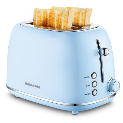 China Retro Car Household Style Stainless Steel 2 Slice Bread Electric Toaster for sale