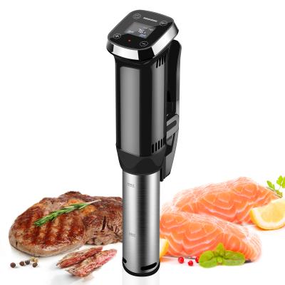 China Slow Power IPX7 LED Touch Screen Stick 1200W Vacuum Sous Machine Cook Cooker and Precise Immersion Circulator for sale