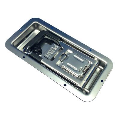 China Side door steel truck recessed camlock container door push handle lock 02342D for sale