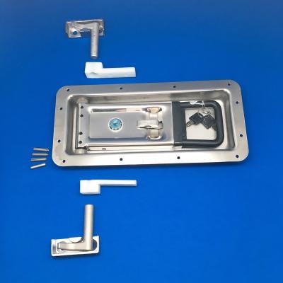 China Truck Body Door Lock Set Recessed Locking Gear Truck And Trailer Stainless Steel Body Door Lock Set Recessed Locking Gear for sale