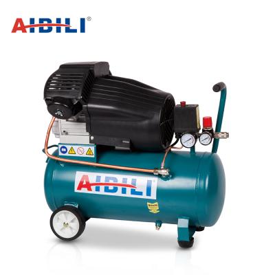 China Lowest Price Lubricated Portable Brands Two Cylinder 8 Bar 50L 3hp Home Direct Air Compressors for sale