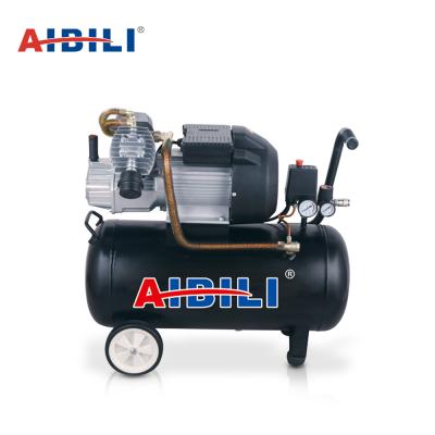 China 50 Liter Pump Air Compressor Compressor Aria Head Direct Lubricated Black 3hp With Pressure Gauge for sale